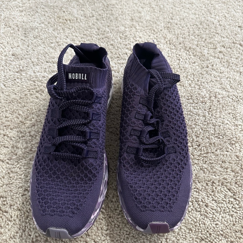 NOBULL Men’s Dark Purple Knit Shoes